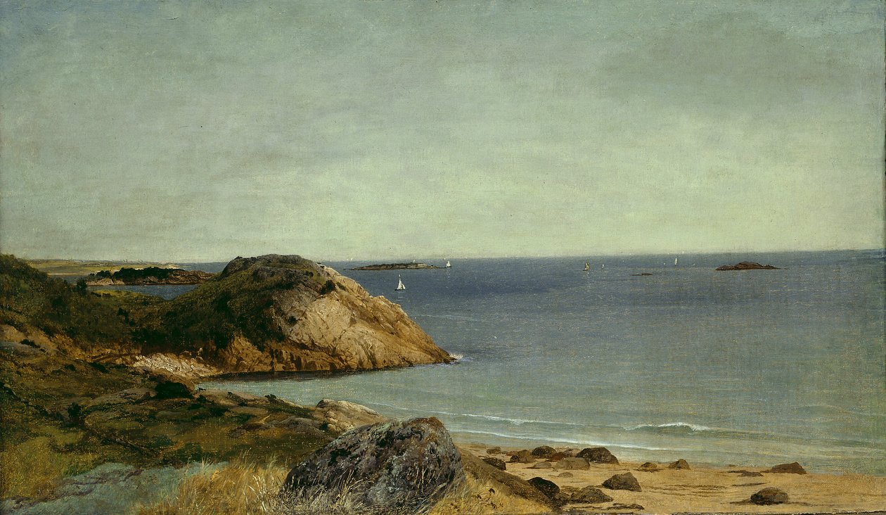 Kayalık Sahil, c. 1860. by John Frederick Kensett