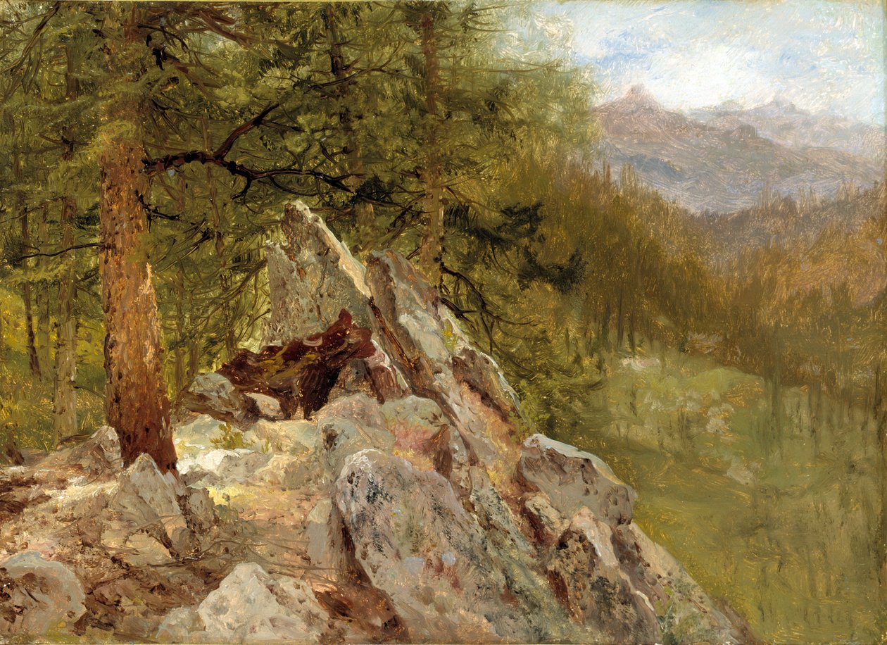 Batı Manzarası, 1870. by John Frederick Kensett