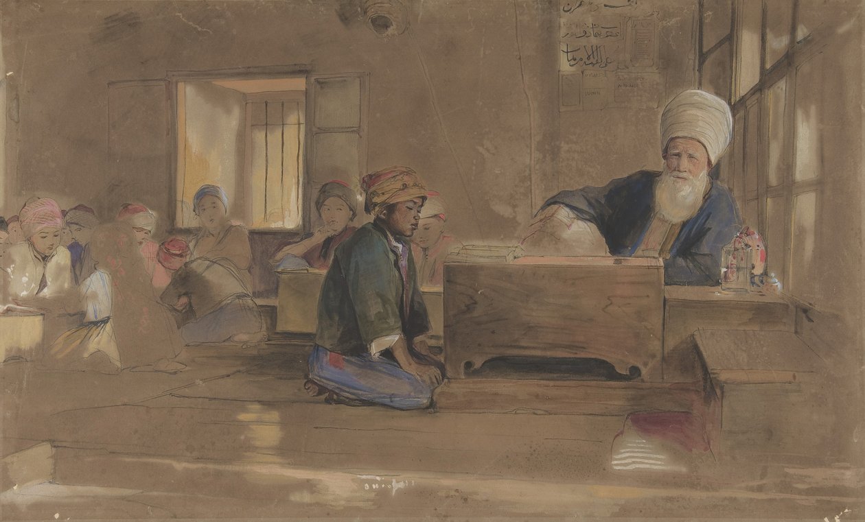 Arap Okulu, 1841-51. by John Frederick Lewis