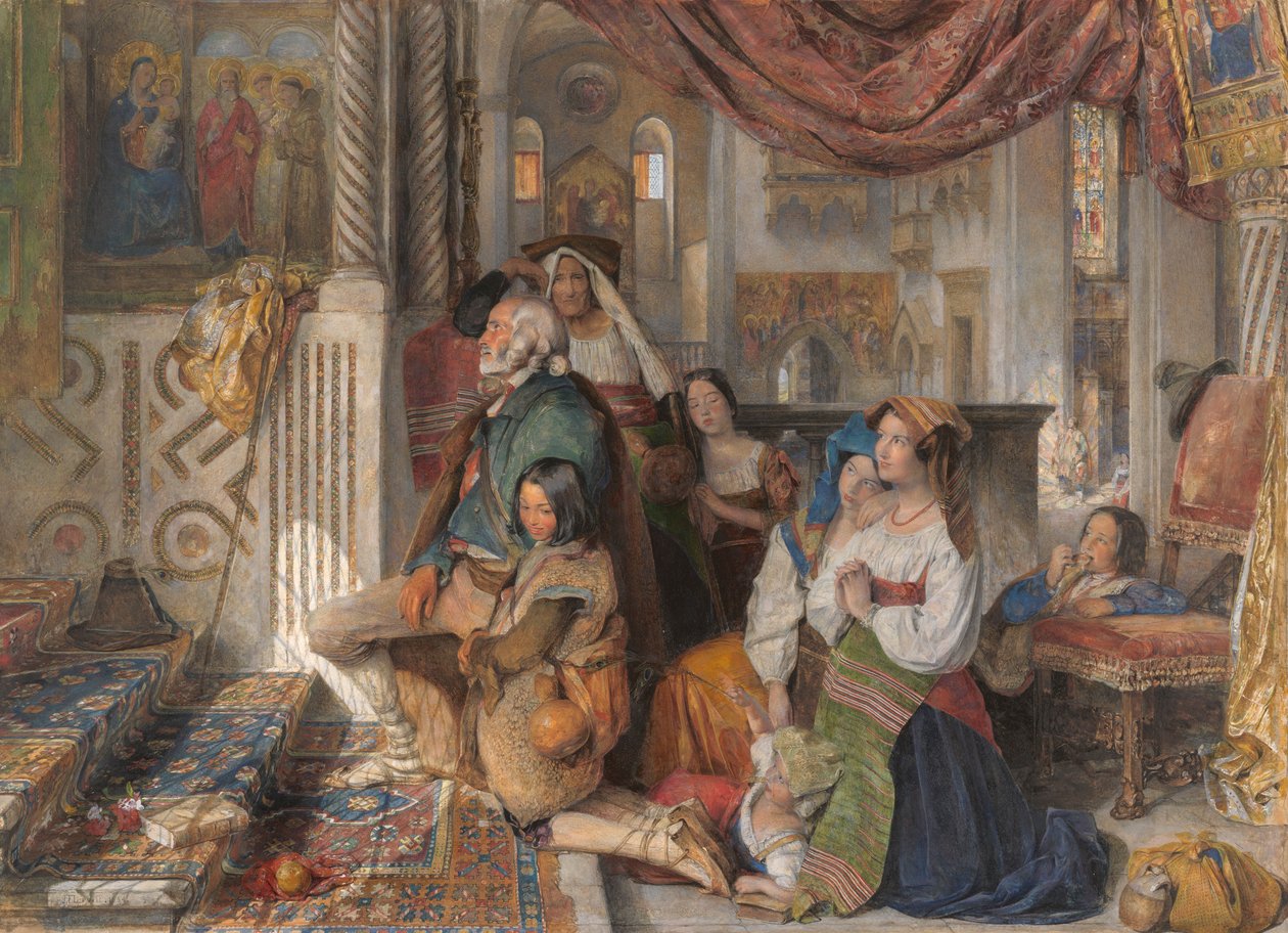 Romalı Hacılar by John Frederick Lewis