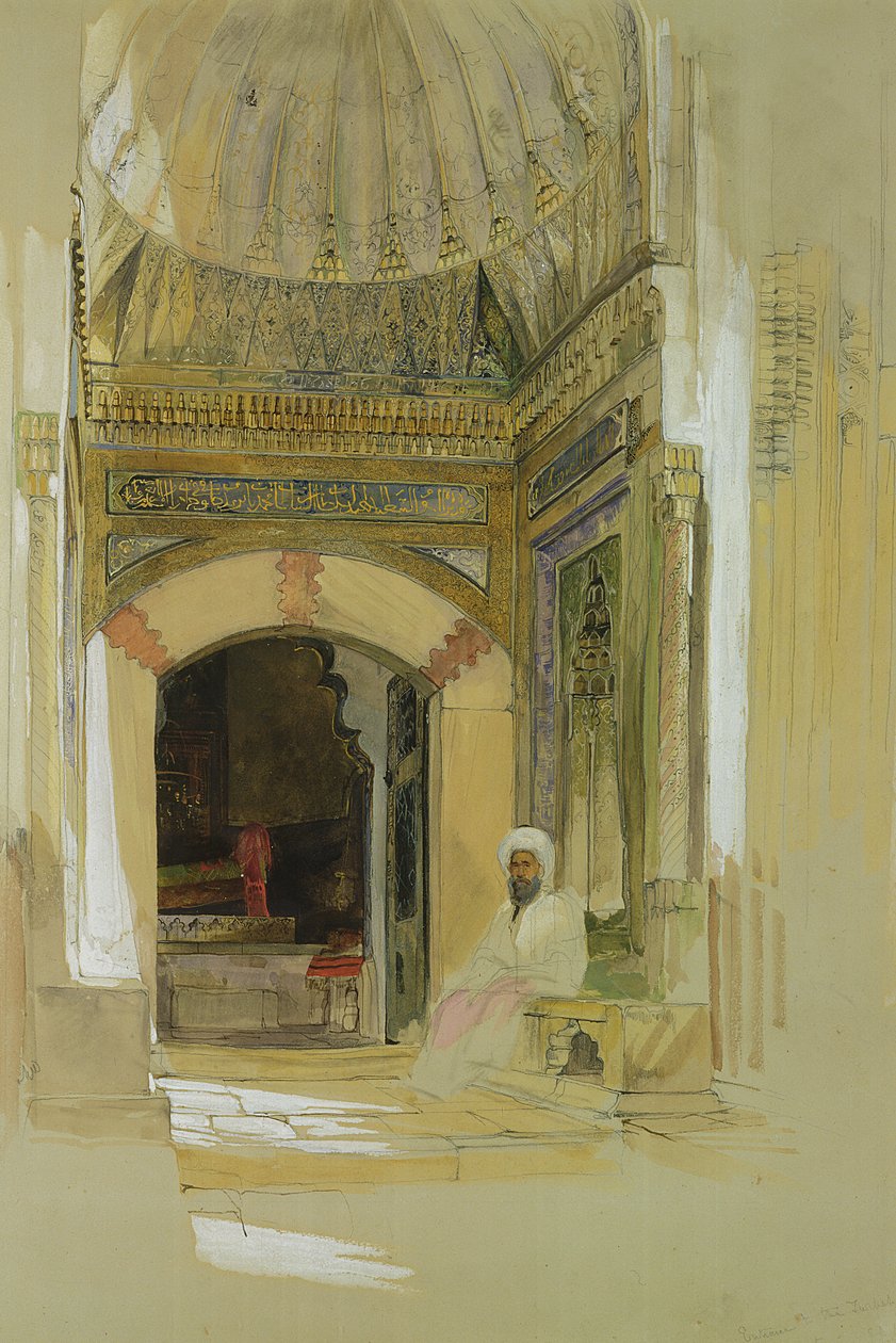 I. Bayazid Türbesi, Bursa, Türkiye by John Frederick Lewis