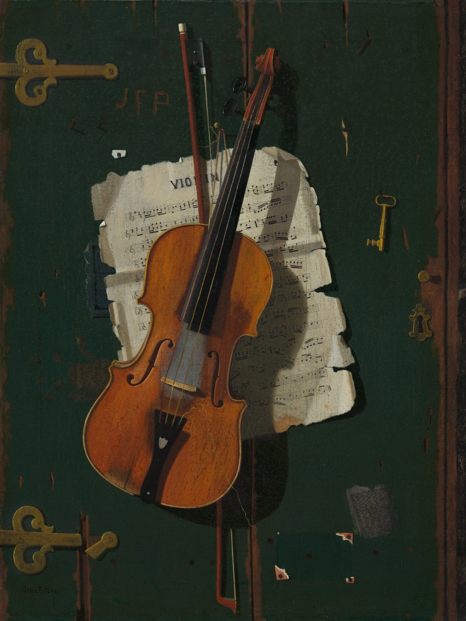 Eski Keman, c. 1890. by John Frederick Peto