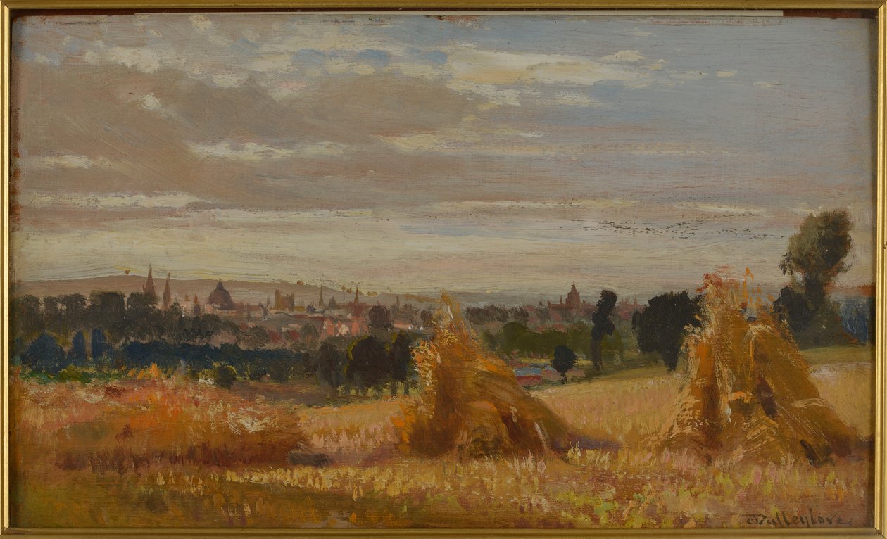 Oxford (panelde yağ) by John Fulleylove