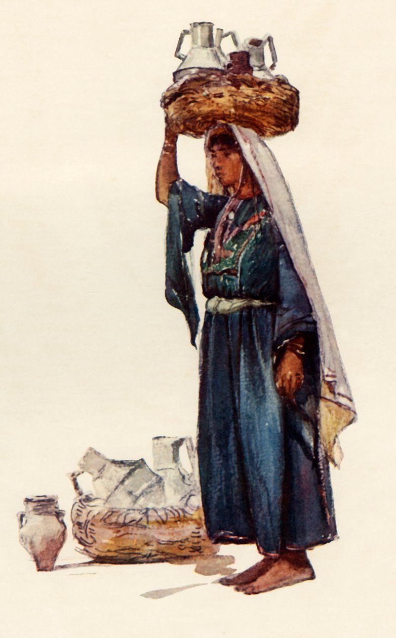 Süt Kaplı Suriyeli Köylü, 1902. by John Fulleylove