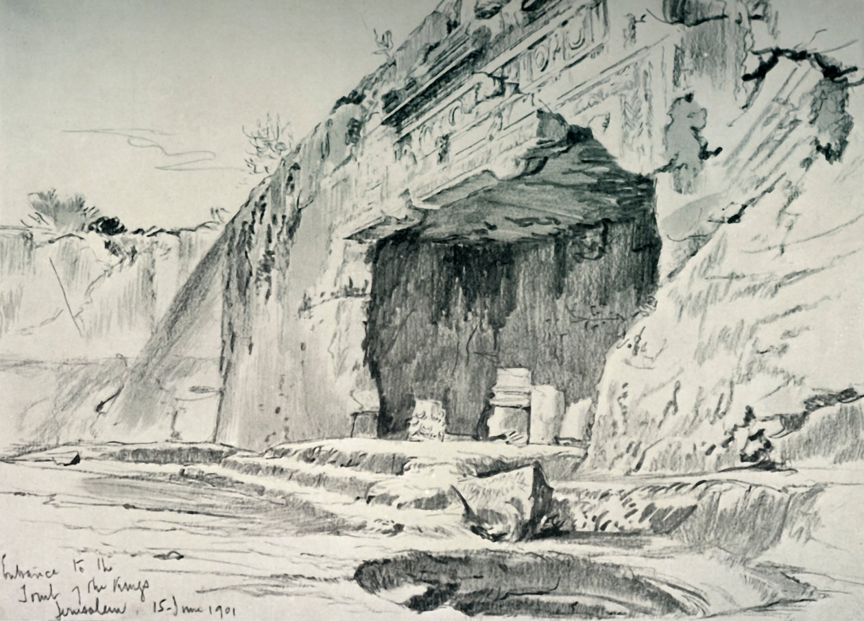 Kralların Sözde Mezarları, 1902. by John Fulleylove