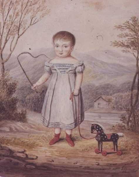 Oyuncak Atlı Kız by John Gadsby Chapman