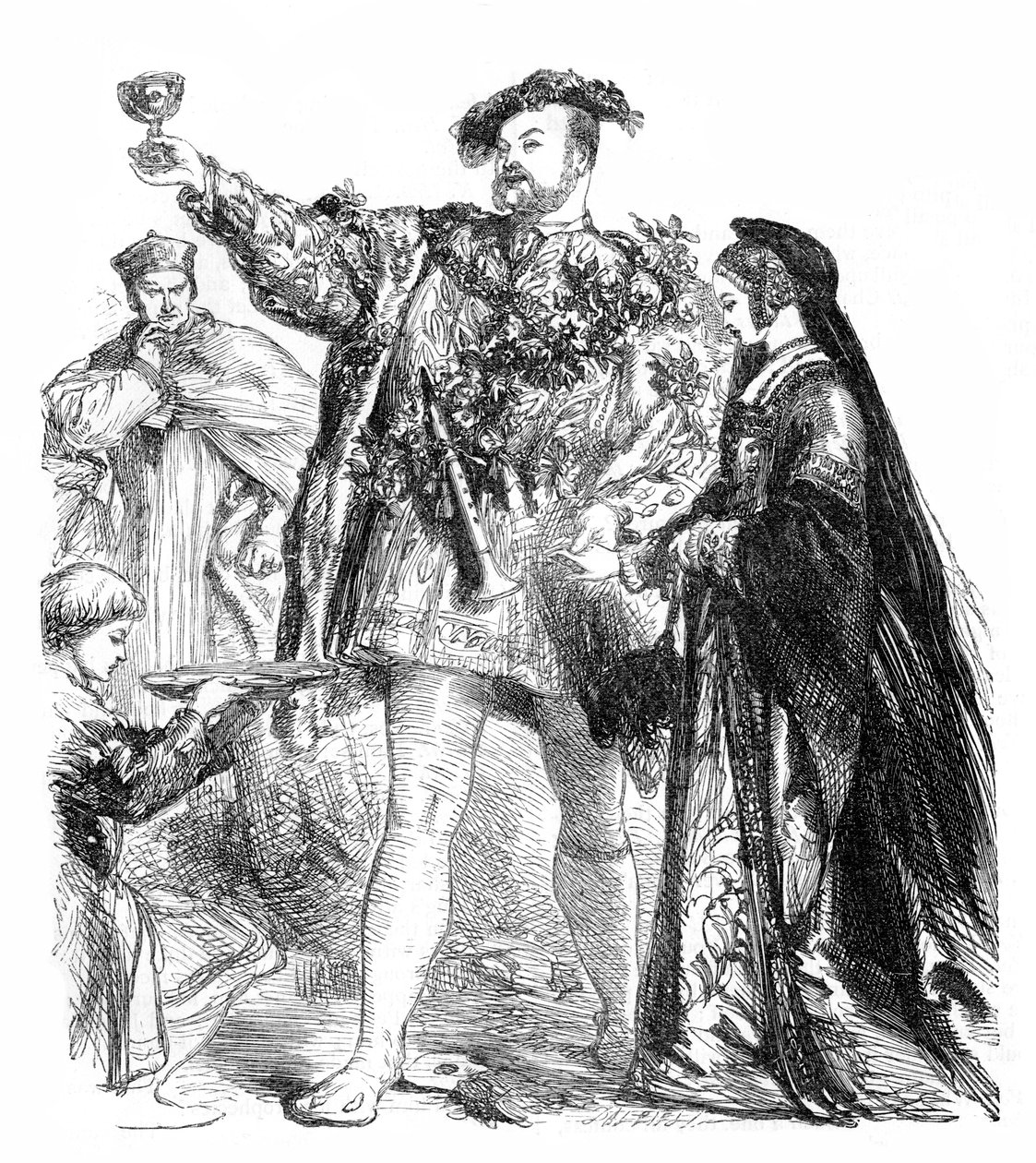Henry VIII, William Shakespeare by John Gilbert