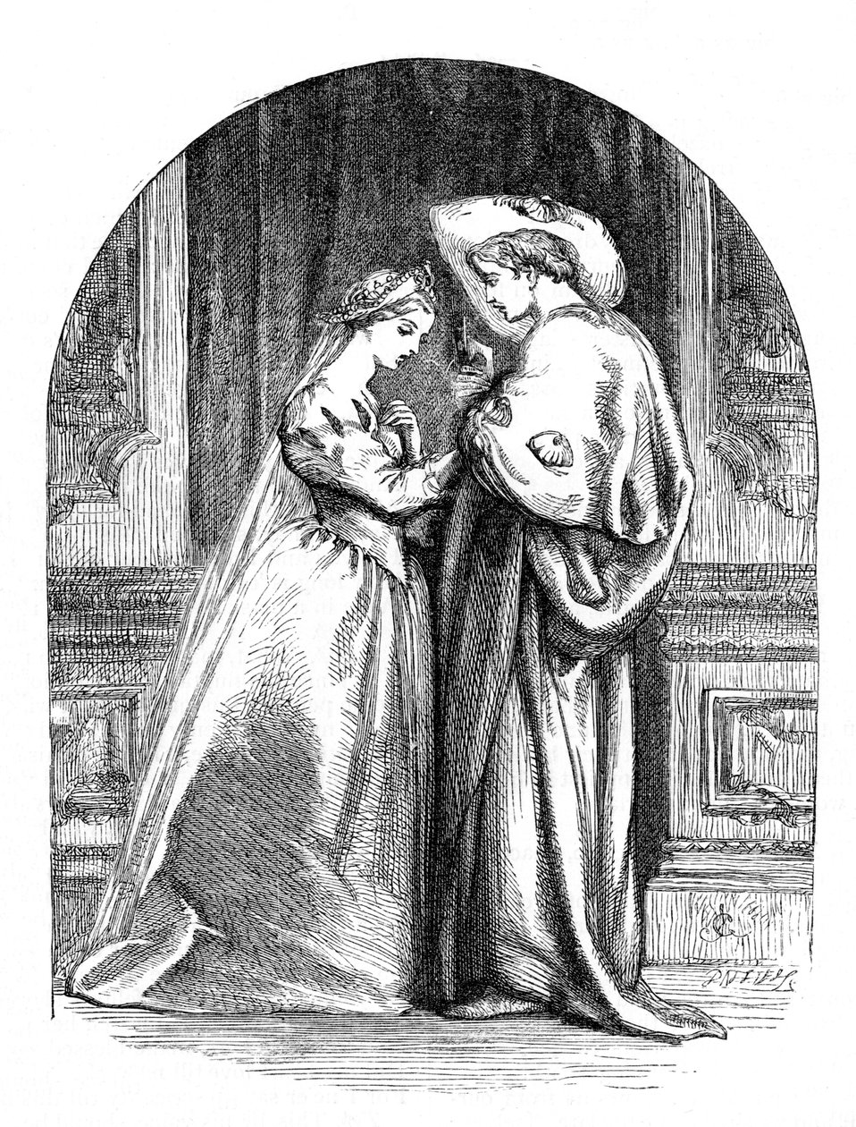 Romeo ve Juliet, William Shakespeare by John Gilbert