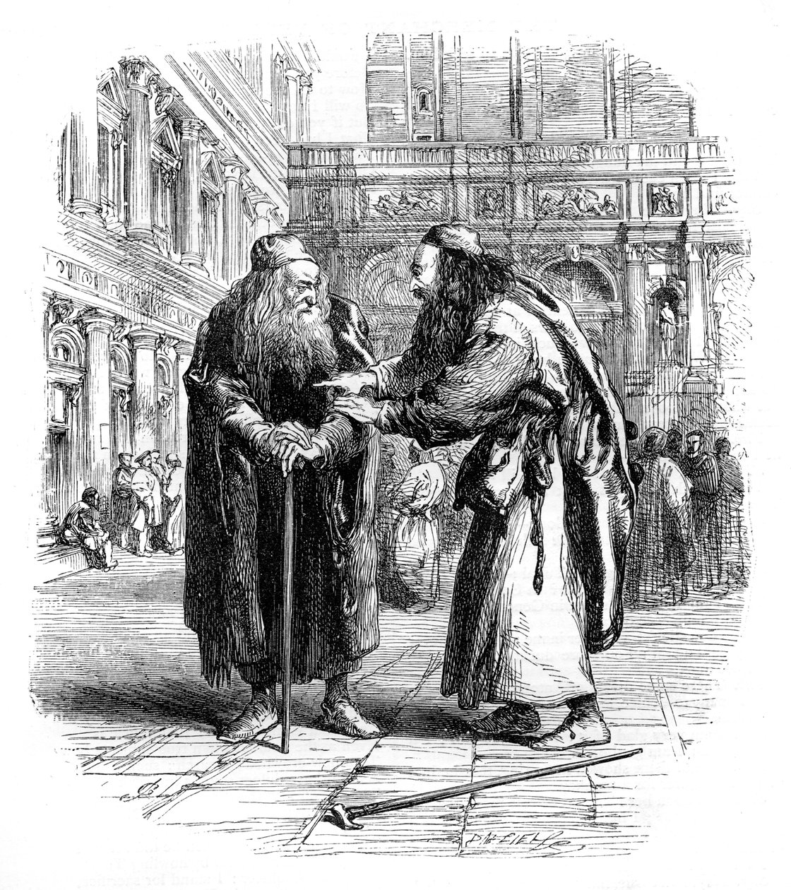 Venedik tüccarı by John Gilbert