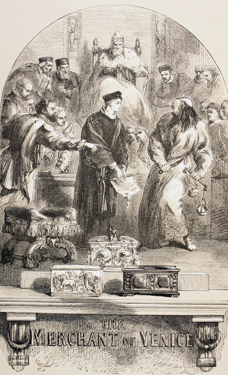 The Merchant of Venice, 1890  by John Gilbert
