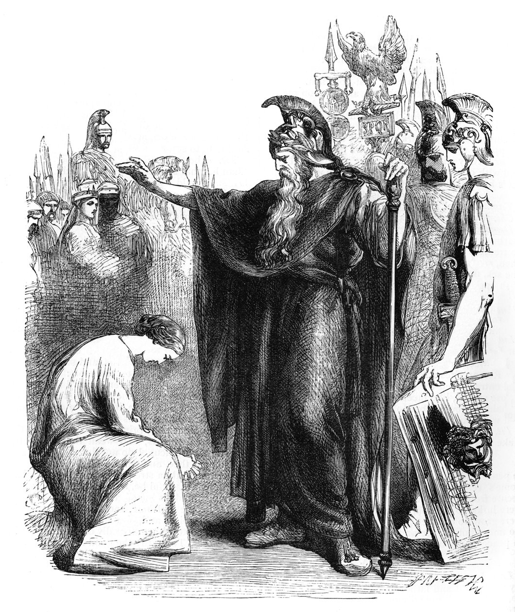Titus Andronicus, William Shakespeare by John Gilbert