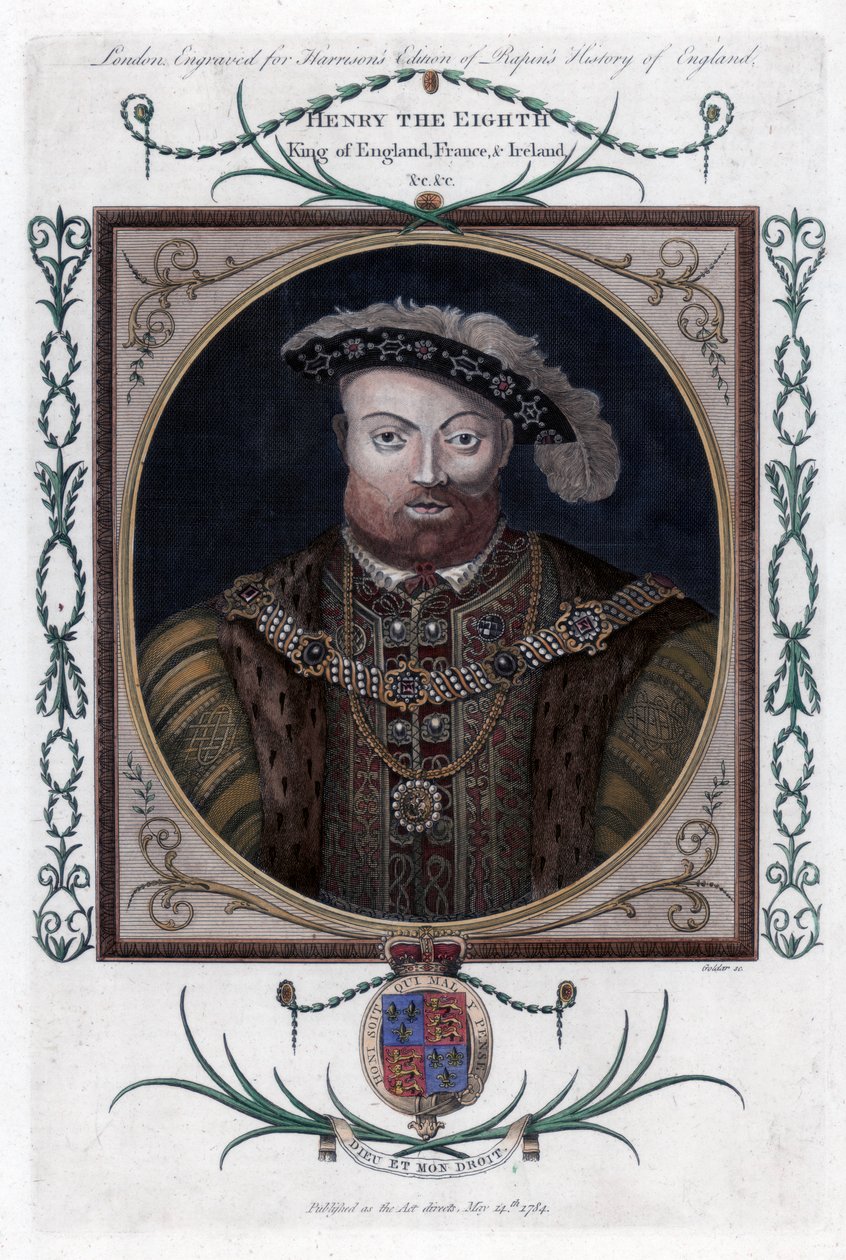İngiltere Kralı VIII. Henry, 1784. by John Goldar