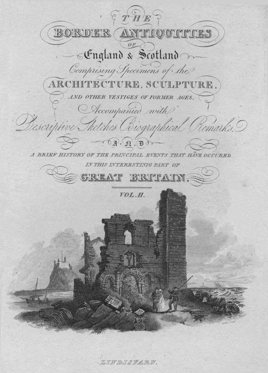 Ön kapak - Lindisfarn, 1814 by John Greig