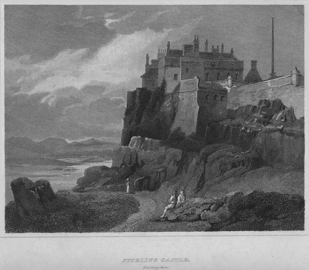 Stirling Kalesi, Stirlingshire, 1814 by John Greig