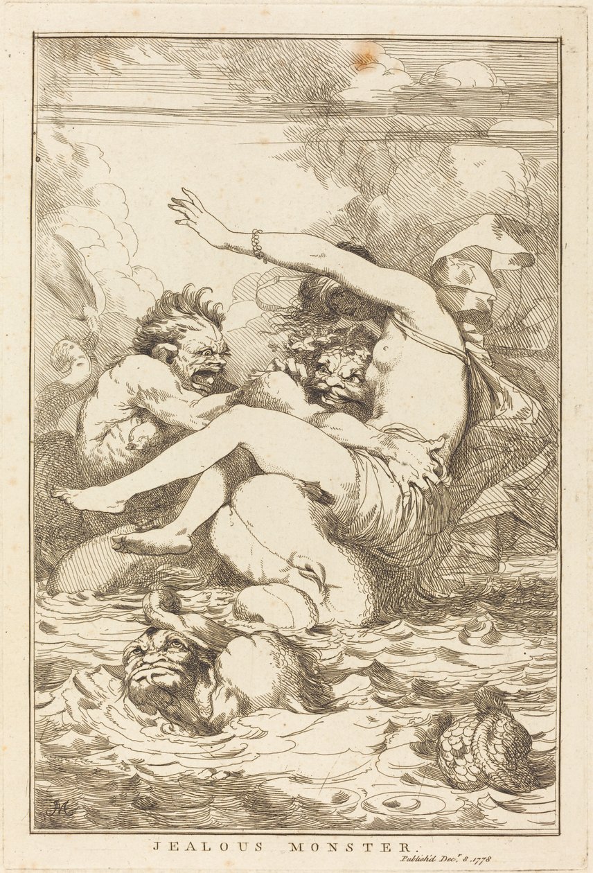kıskanç canavar by John Hamilton Mortimer