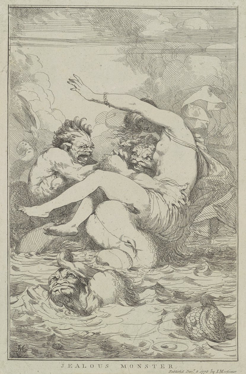 kıskanç canavar by John Hamilton Mortimer