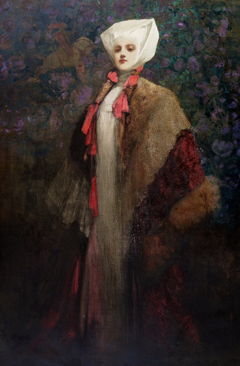 Leydi (tuval üzerine yağlı boya) by John Hassall