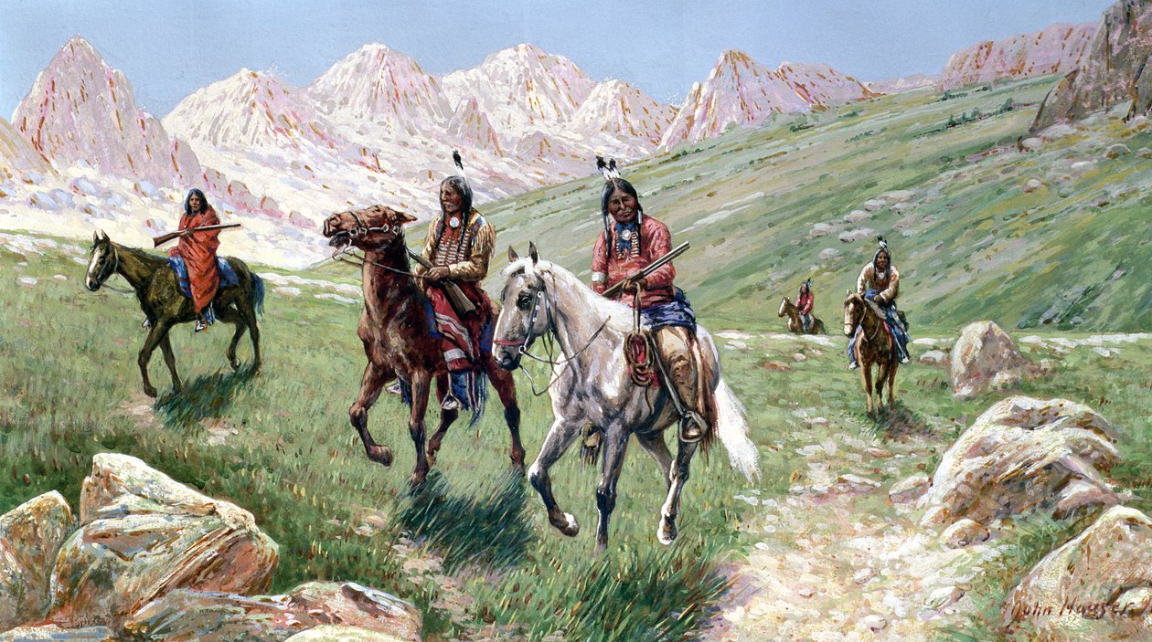 Cheyenne Ülkesinde, 1896 by John Hauser