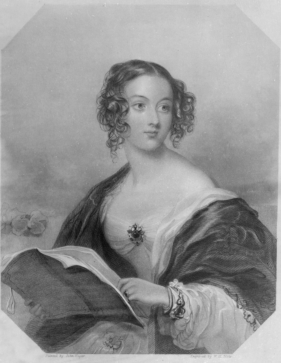 Emily Mary, Kontes Cowper (gravür) by John Hayter