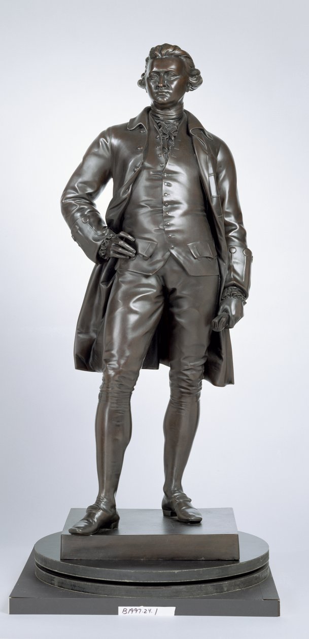 Edmund Burke (1729-97) 1865 (bronz) by John Henry Foley