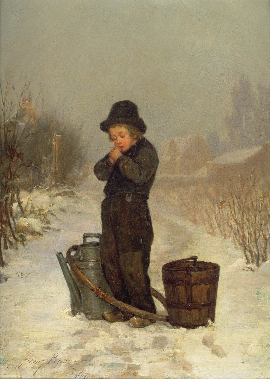Ellerini Isınmak, 1867 by John Henry Frederick Bacon