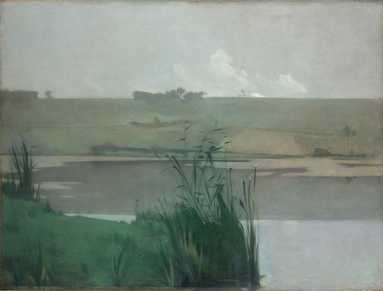Arques-la-Bataille, 1885. by John Henry Twachtman
