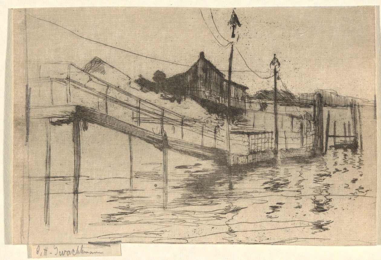 liman sahnesi by John Henry Twachtman