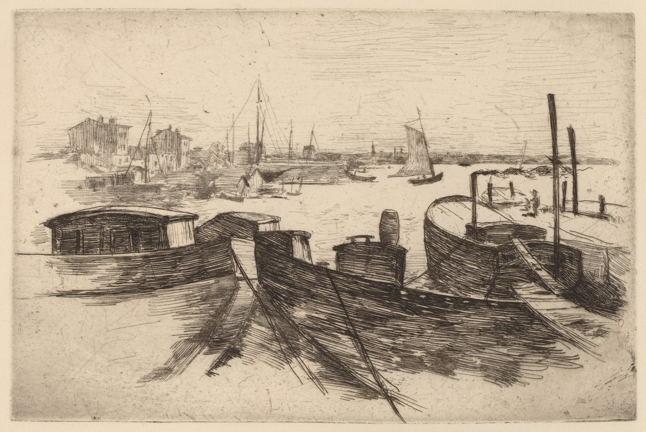 Liman, Bridgeport by John Henry Twachtman