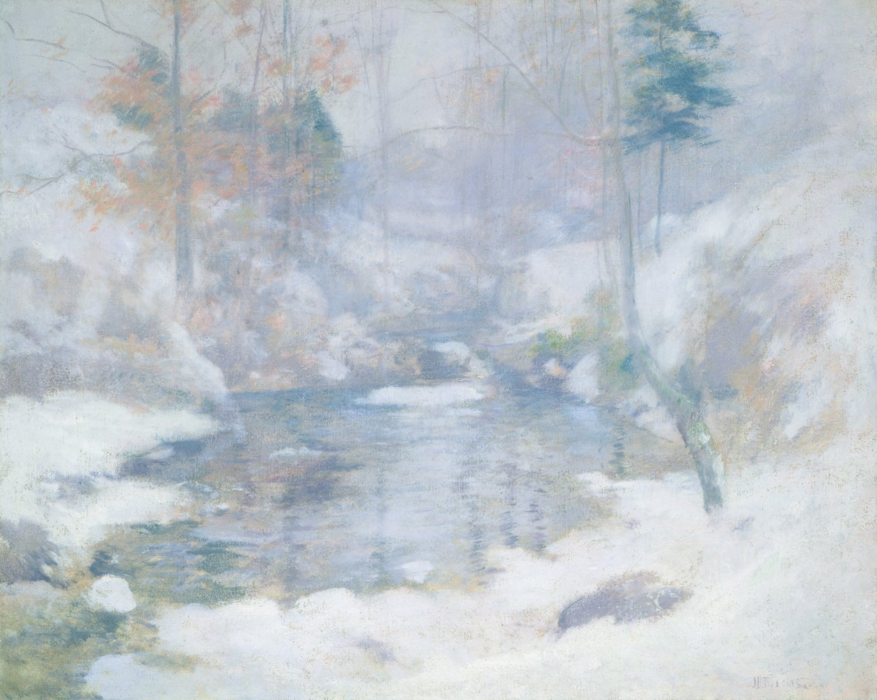 Kış Harmonisi, c. 18901900. by John Henry Twachtman
