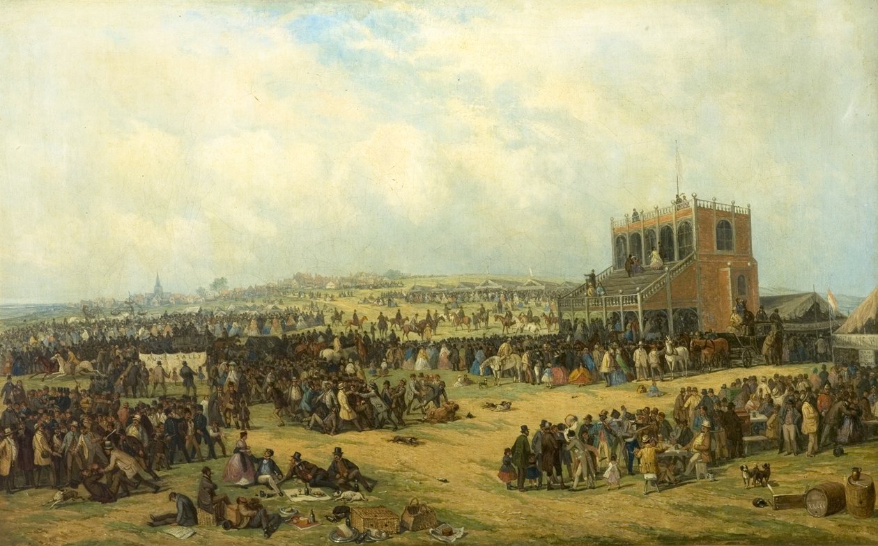 Yarıştan Önce (Nottingham Yarışları), 1865 by John Holland