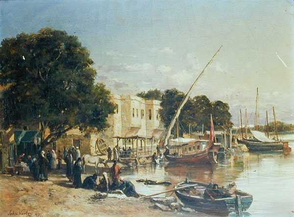 Mahmoudieh Kanalı, İskenderiye by John Jnr. Varley