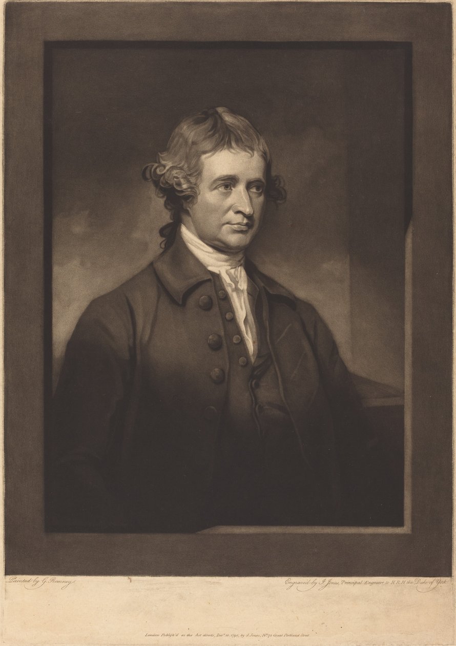 Edmund Burke by John Jones after George Romney
