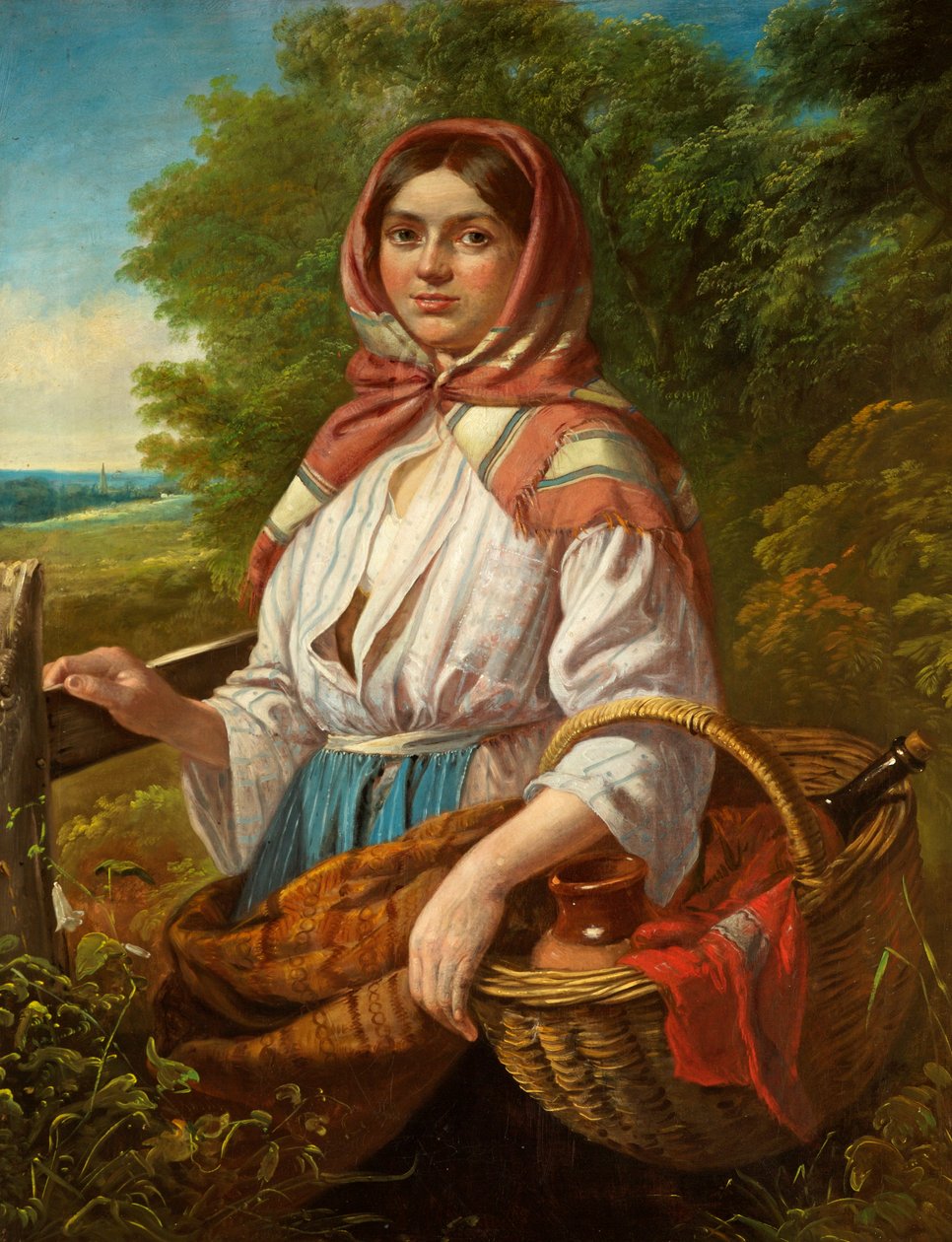 Çiftçi Öğle Yemeği, 1872 by John Joseph Barker