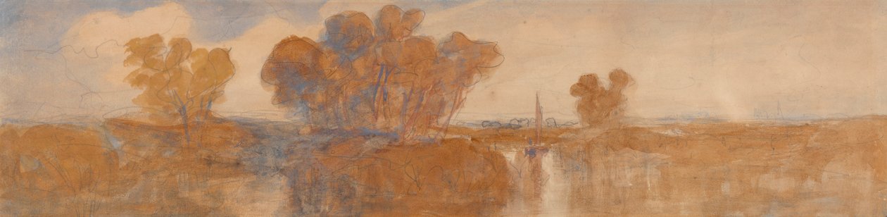 Norwich'in Uzaktan Görünümü by John Joseph Cotman