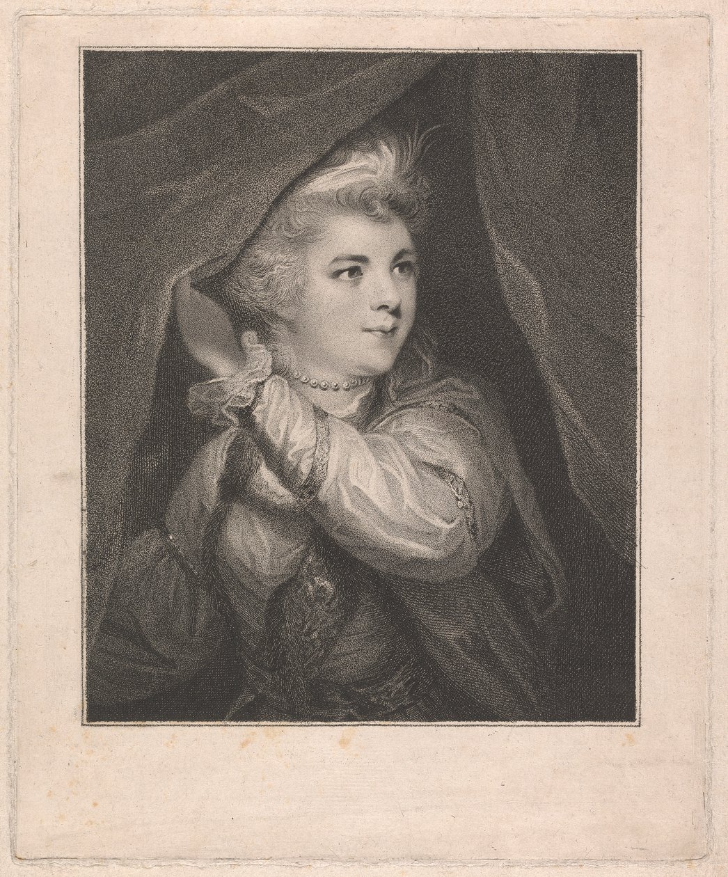 Bayan Abington, 'Roxana' olarak by John Keyse Sherwin