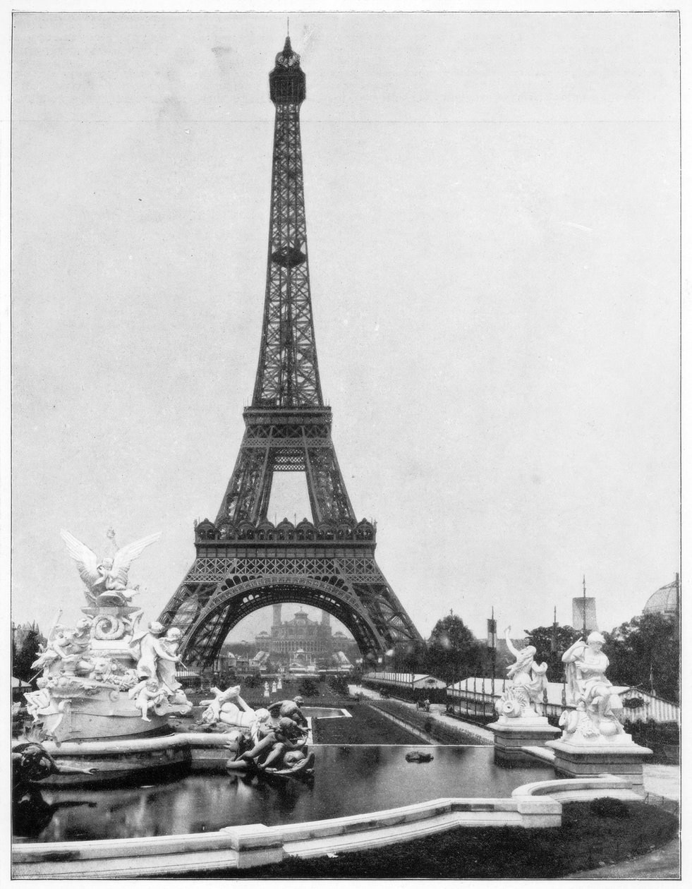 Eyfel Kulesi, Paris, 19. yüzyılın sonlarında. by John L. Stoddard