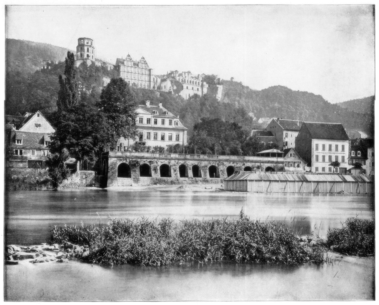 Heidelberg Kalesi, Almanya, 19. yüzyılın sonlarında. by John L. Stoddard