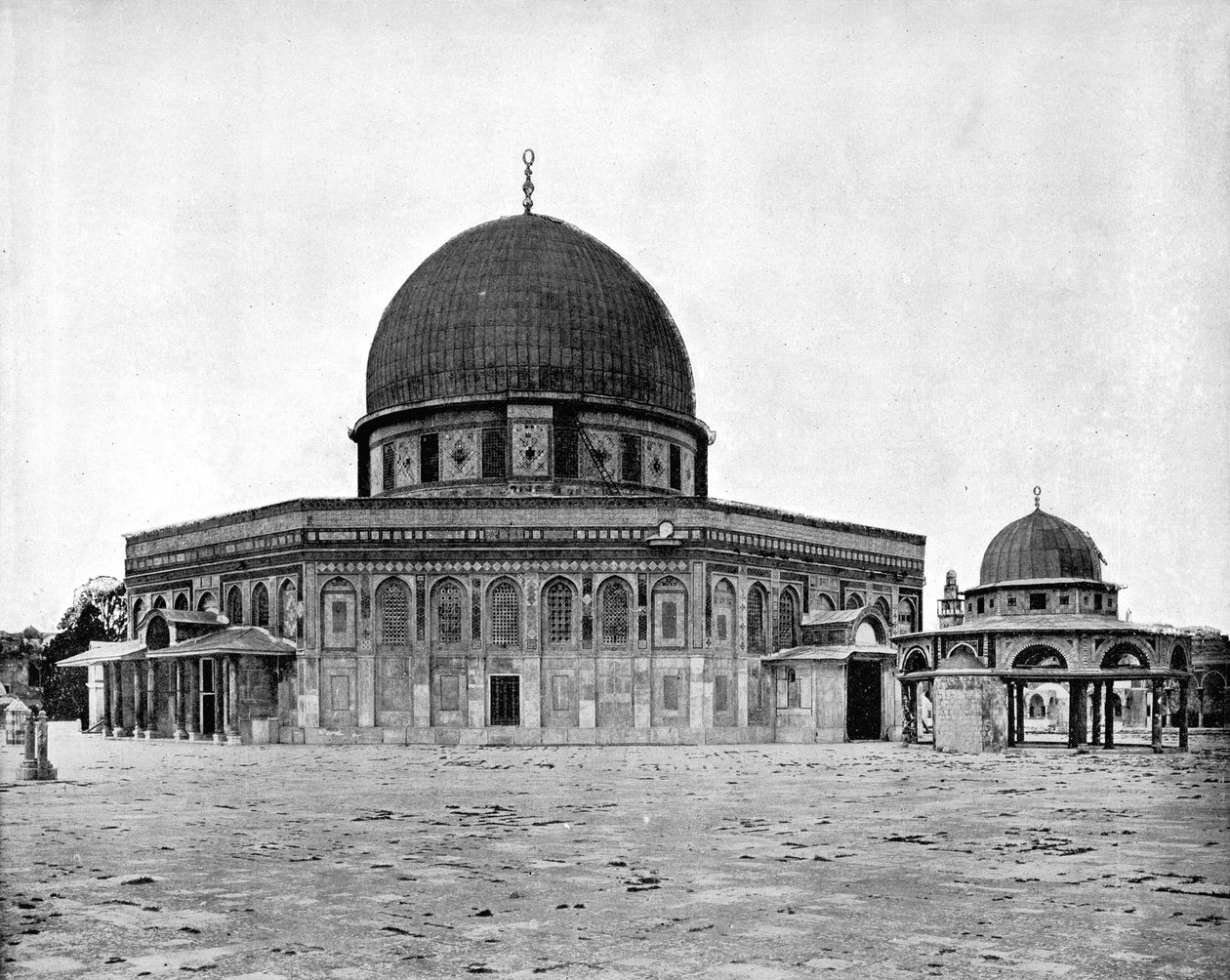 Ömer Camii, Kudüs, 1893. by John L. Stoddard