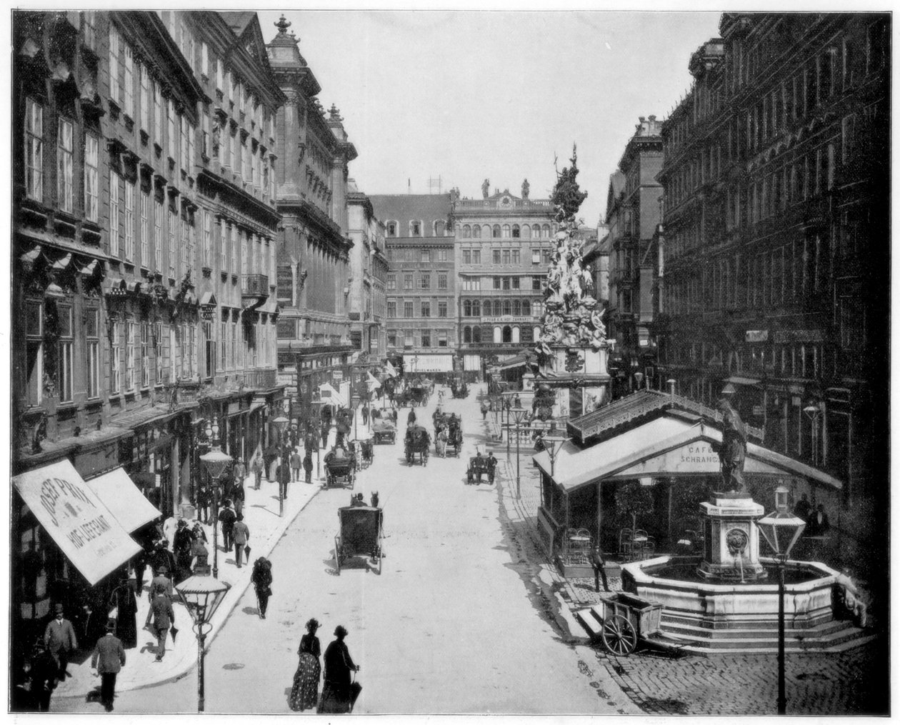 Graben, Viyana, 19. yüzyıl sonu by John L. Stoddard