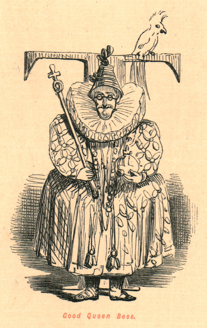 İyi Kraliçe Bess, 1897. by John Leech