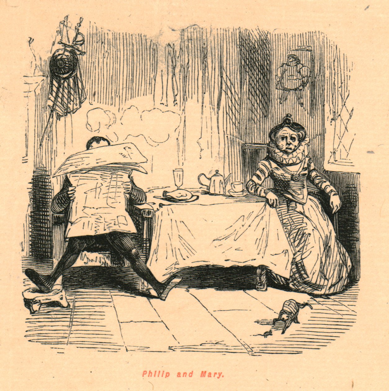 Philip ve Mary, 1897. by John Leech