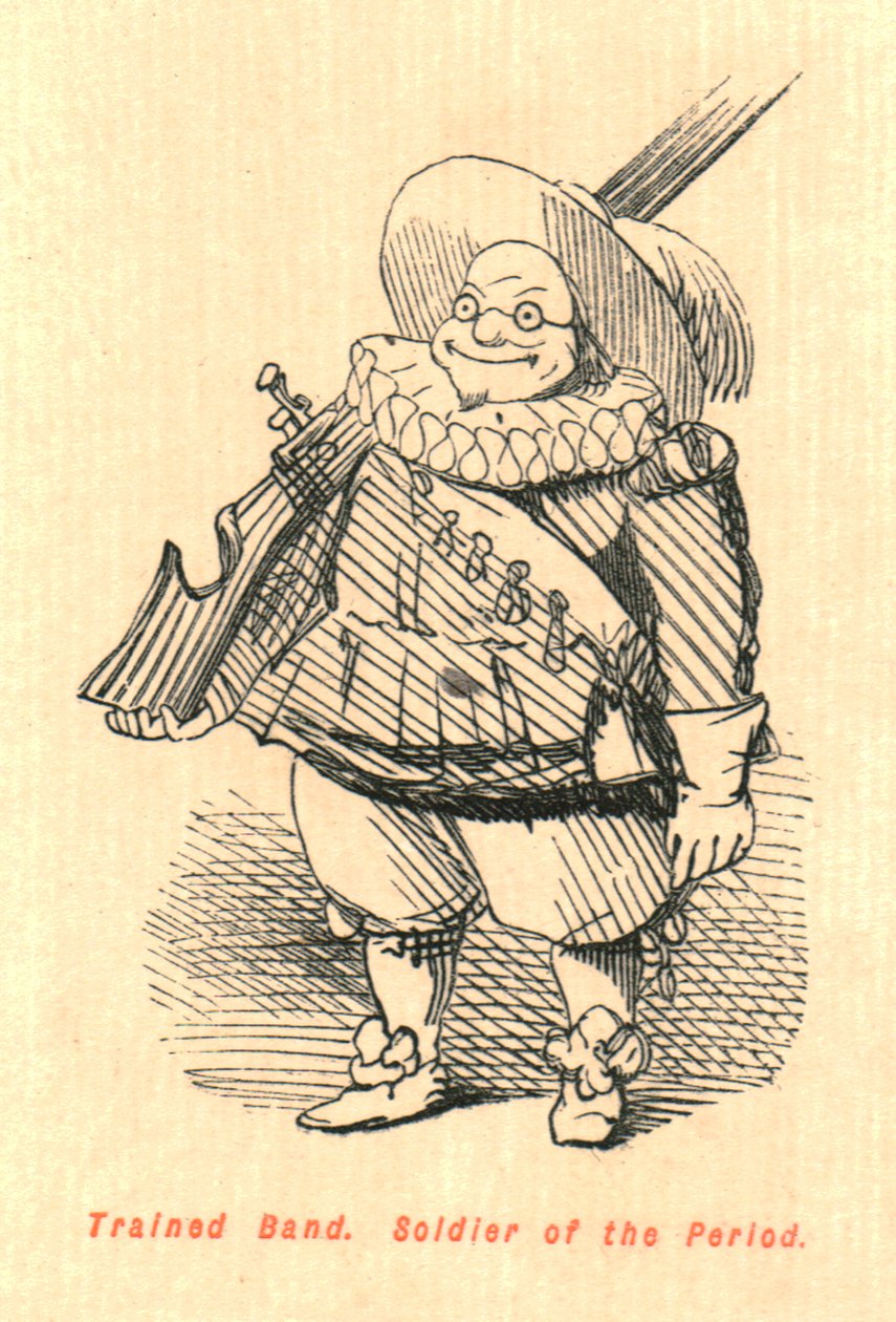 Eğitimli Bant. Dönemin Askeri, 1897. by John Leech