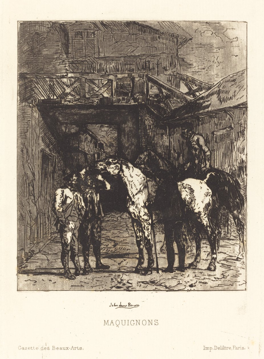 Maquignons (At Satıcıları) by John Lewis Brown