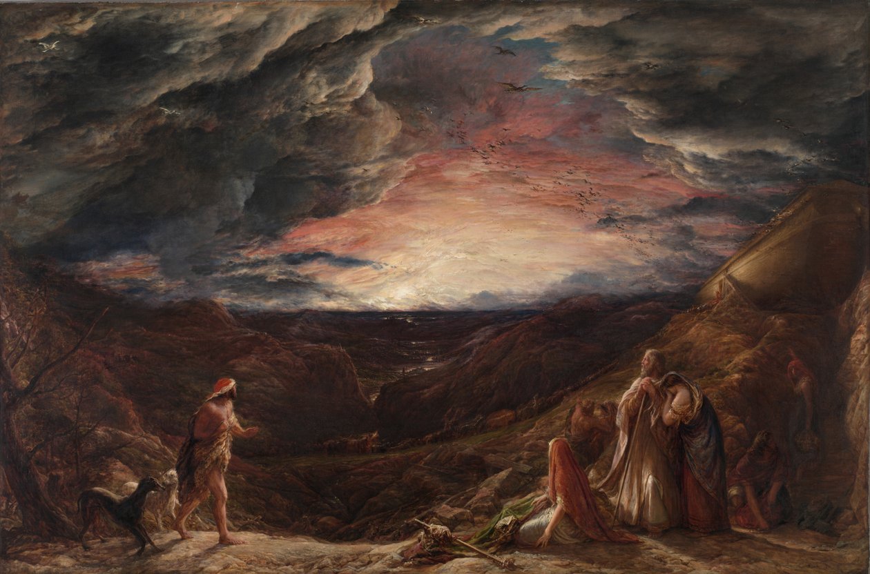 Nuh: Tufanın Arifesi, 1848 by John Linnell