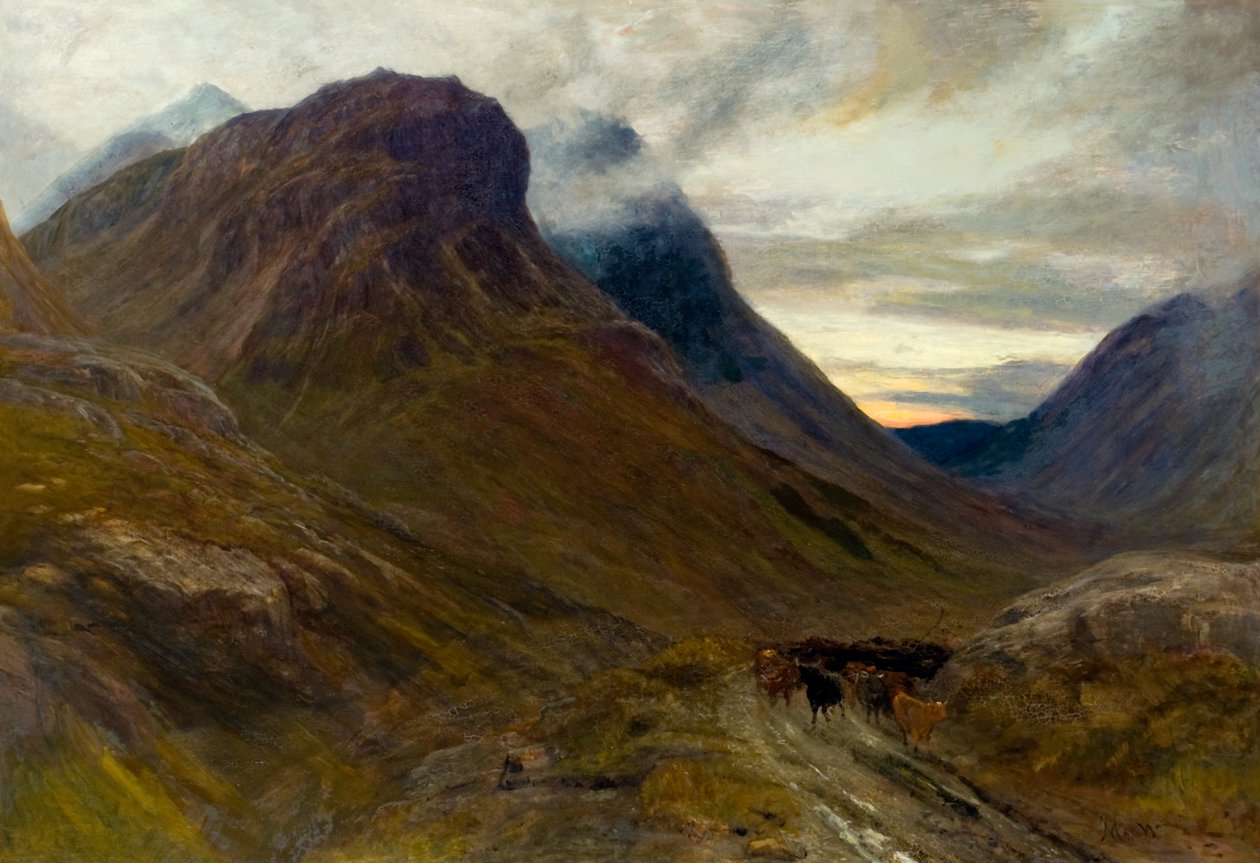 Glencoe, 1875 dolayları (tuval üzerine yağlı boya) by John MacWhirter