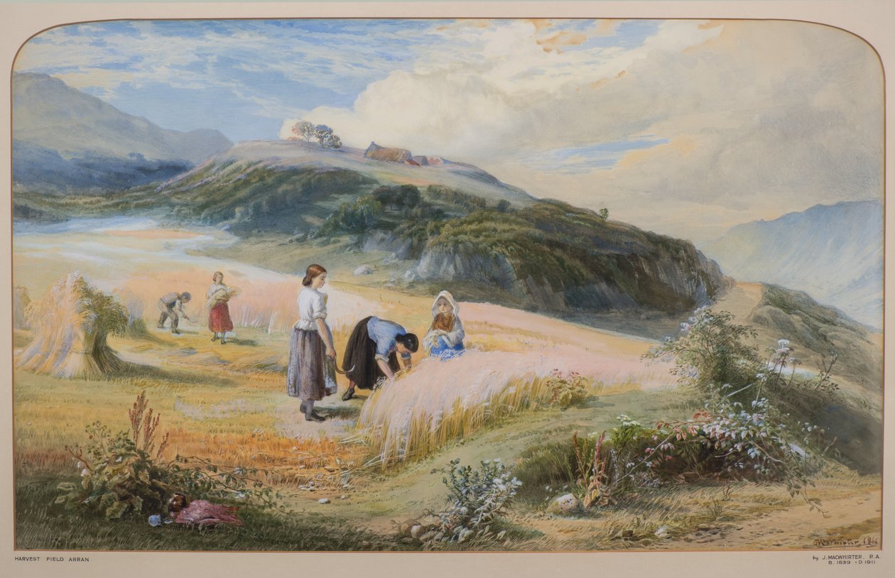 Hasat Tarlası, Arran by John MacWhirter