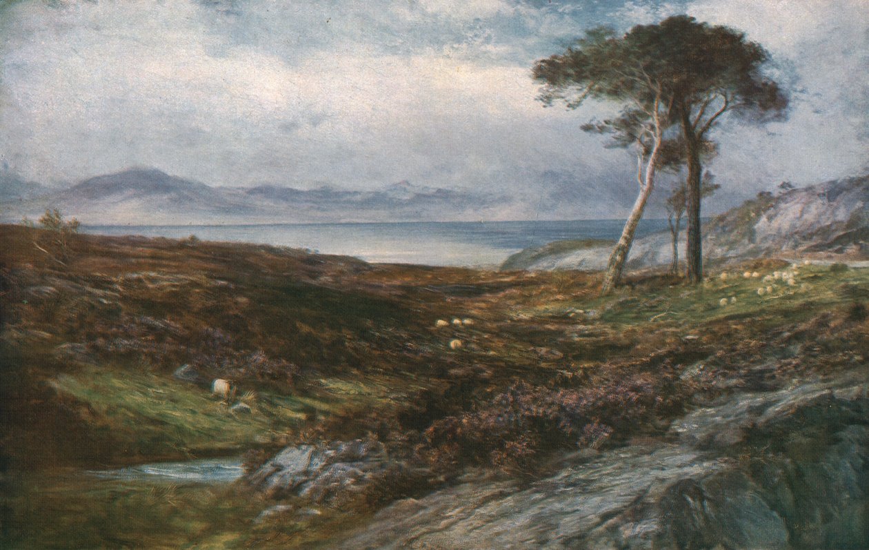 Heather: İskoç Dağlık Bölgesi, c1910, c1930. by John MacWhirter