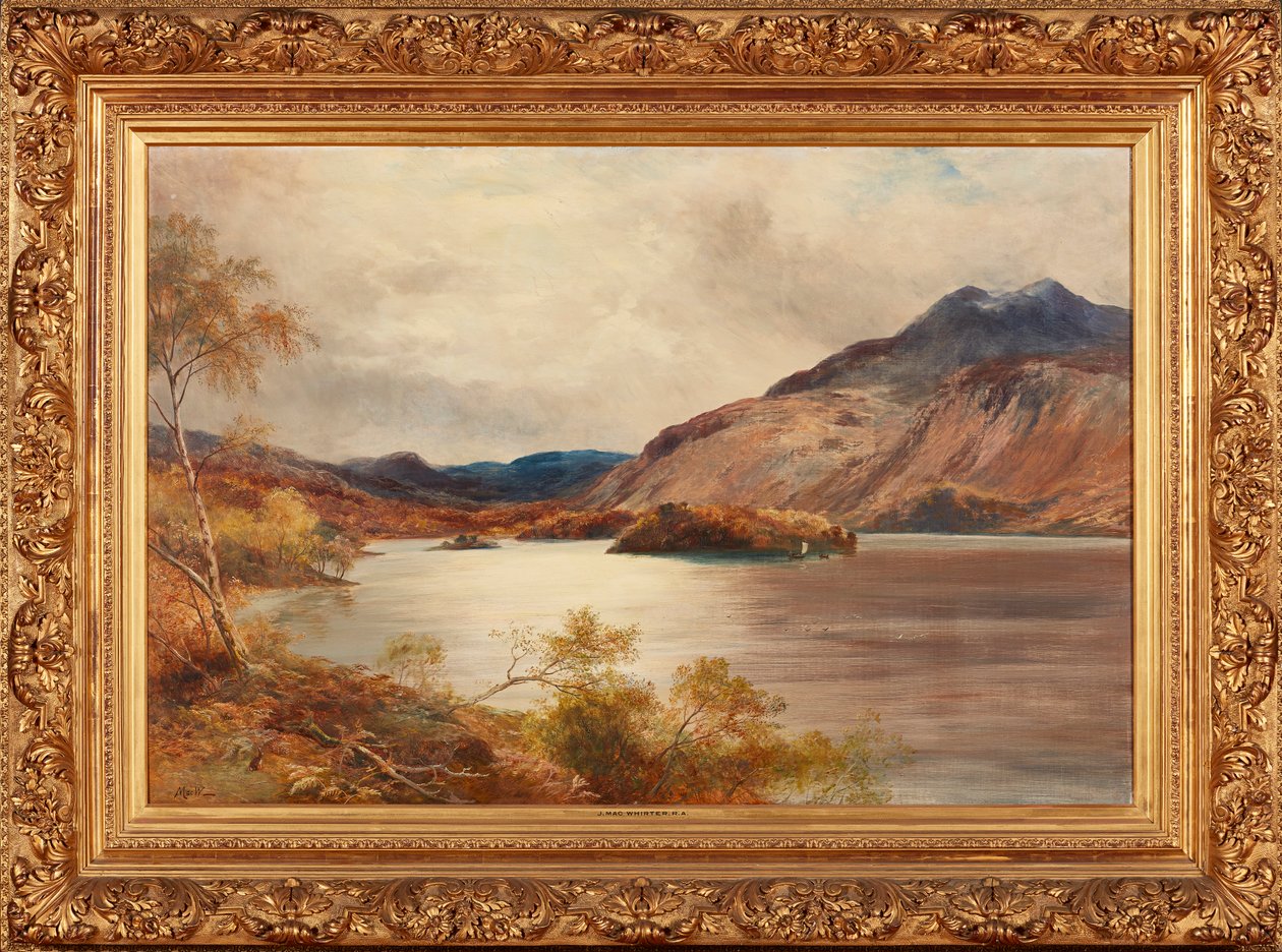 Loch Katrine (tuval üzerine yağlı boya) by John MacWhirter
