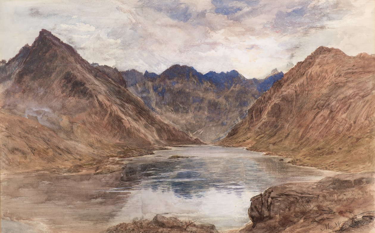 dağ sessizliği by John MacWhirter