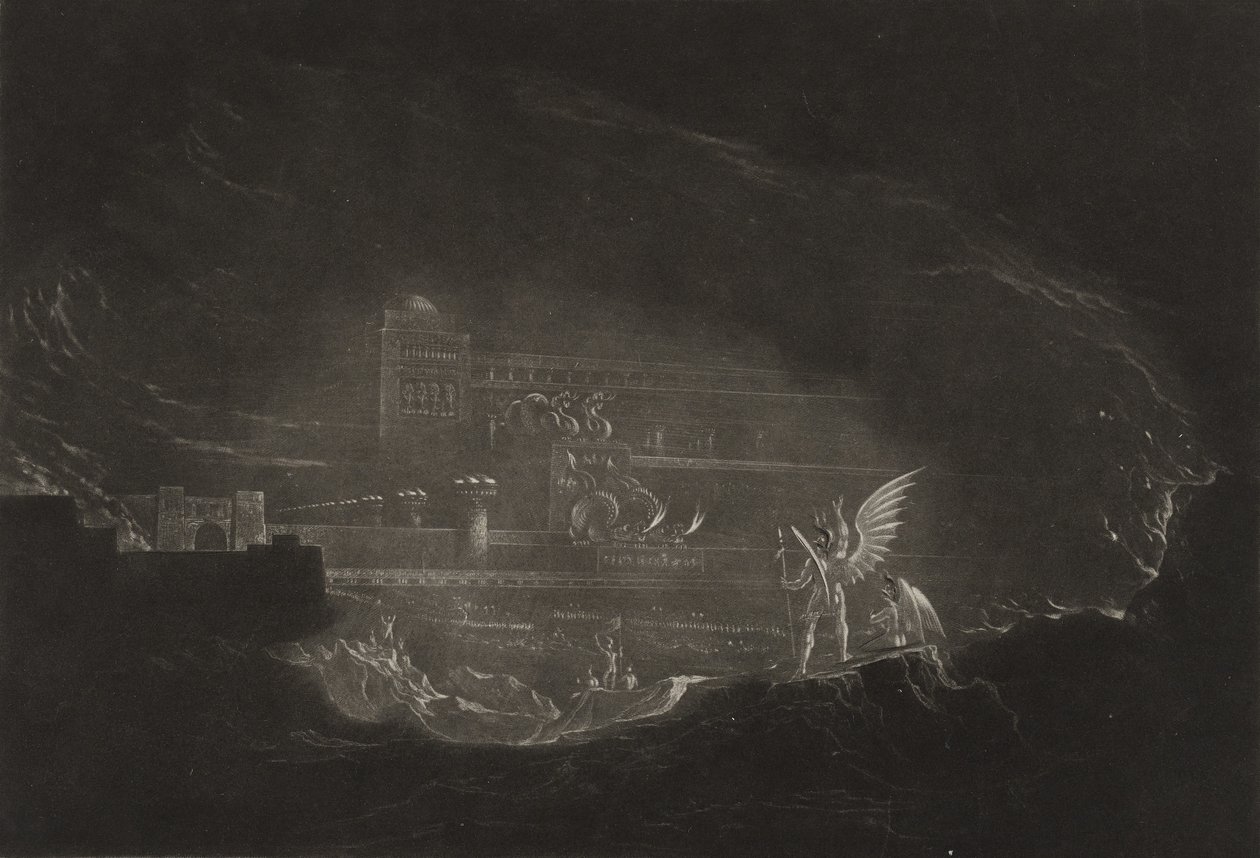 Pandemonium, c.1827 (mezzotint) by John Martin